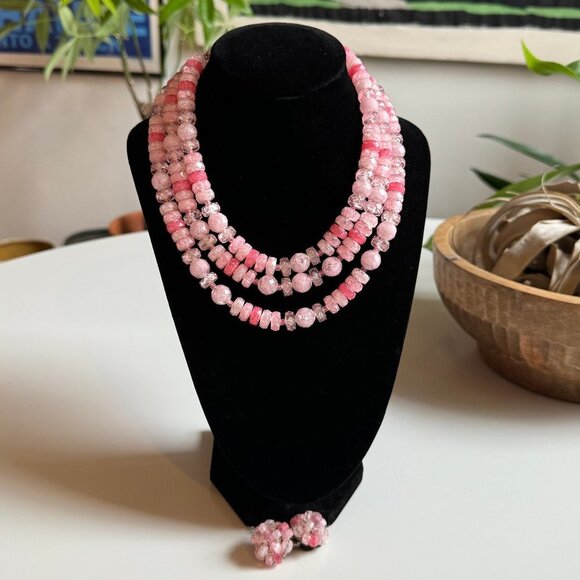 West Germany Necklace and Earring Set